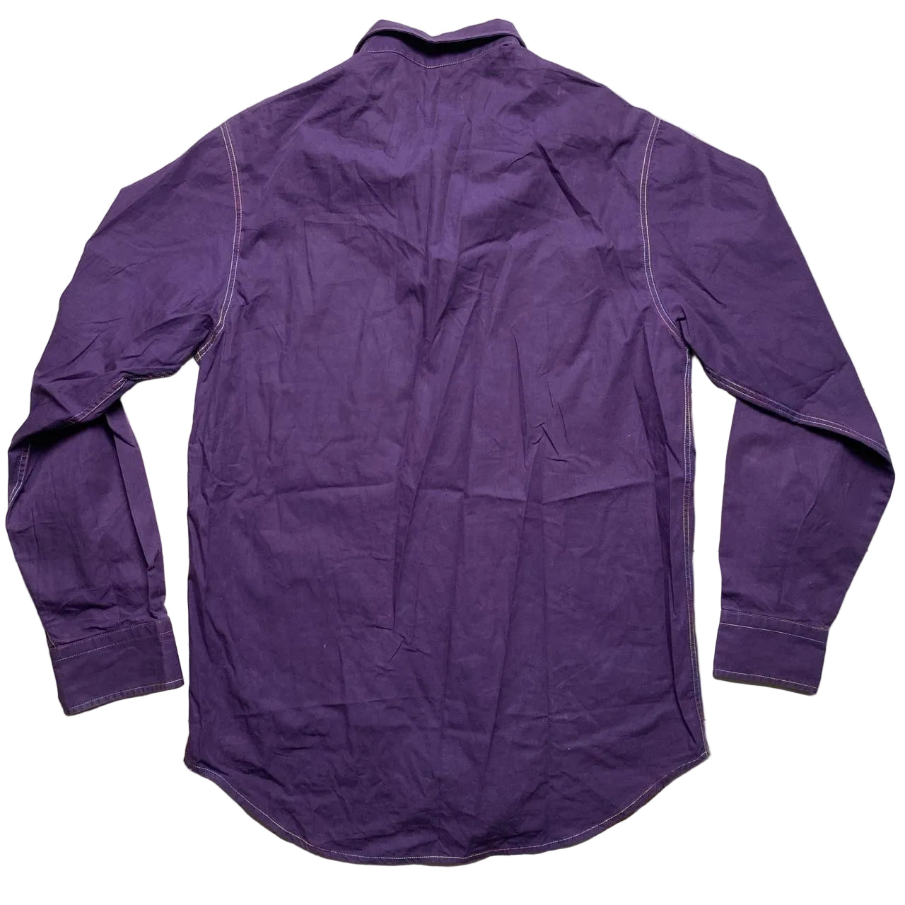 Moschino Vintage Purple Rainbow Stitch Shirt (S)