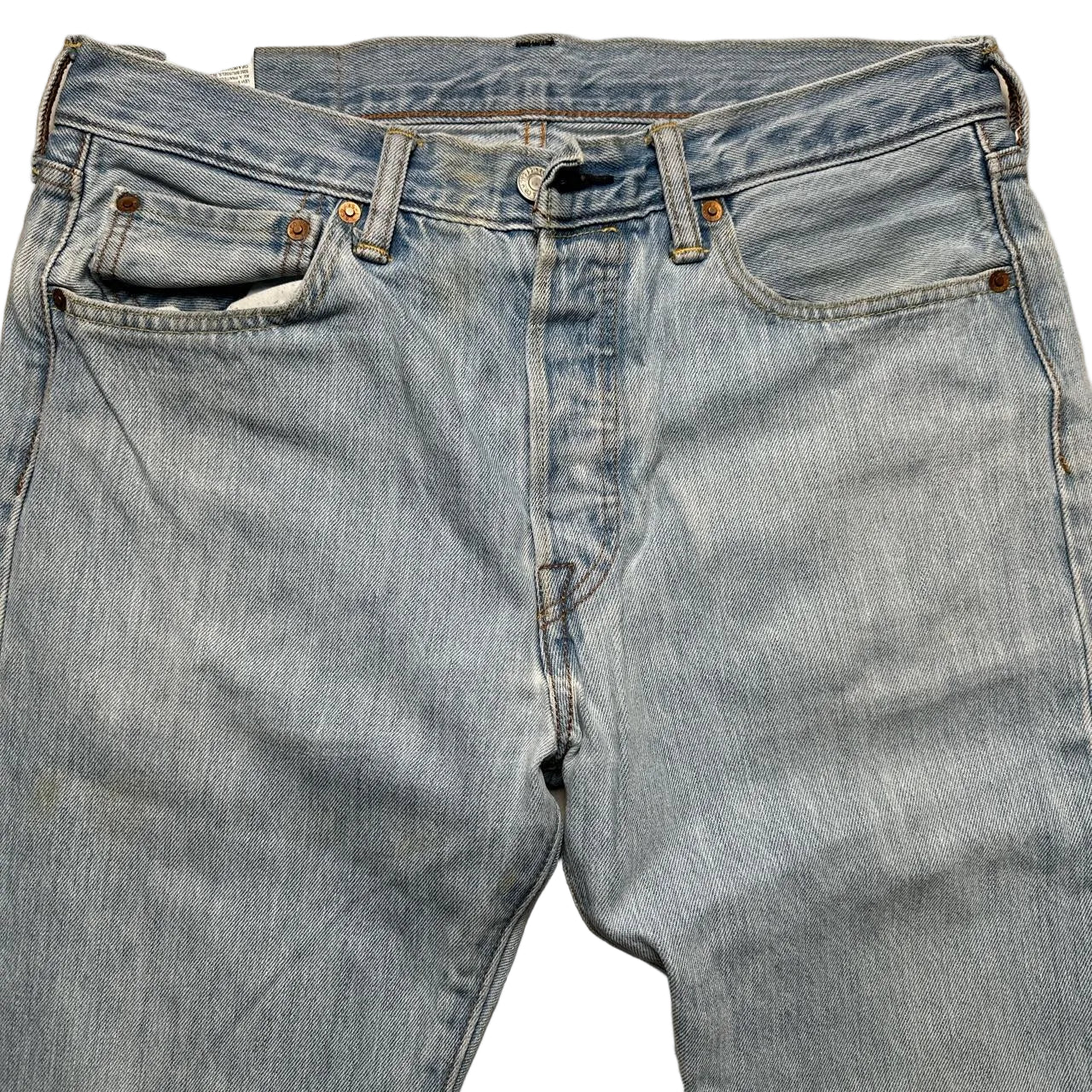 Levis 501 Light Blue Jeans (32W)