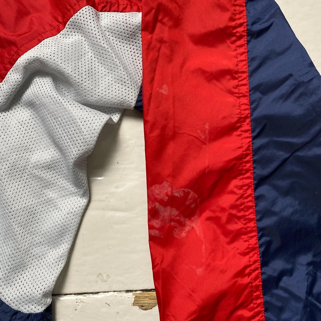 Arsenal Nike Vintage 90’s Red Navy and White Windbreaker Shell Jacket (M)