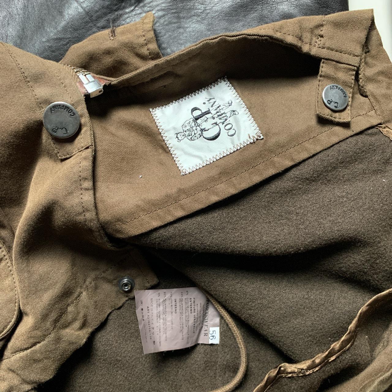 CP Company Vintage Leather Panel Lightweight Jacket (3XL)