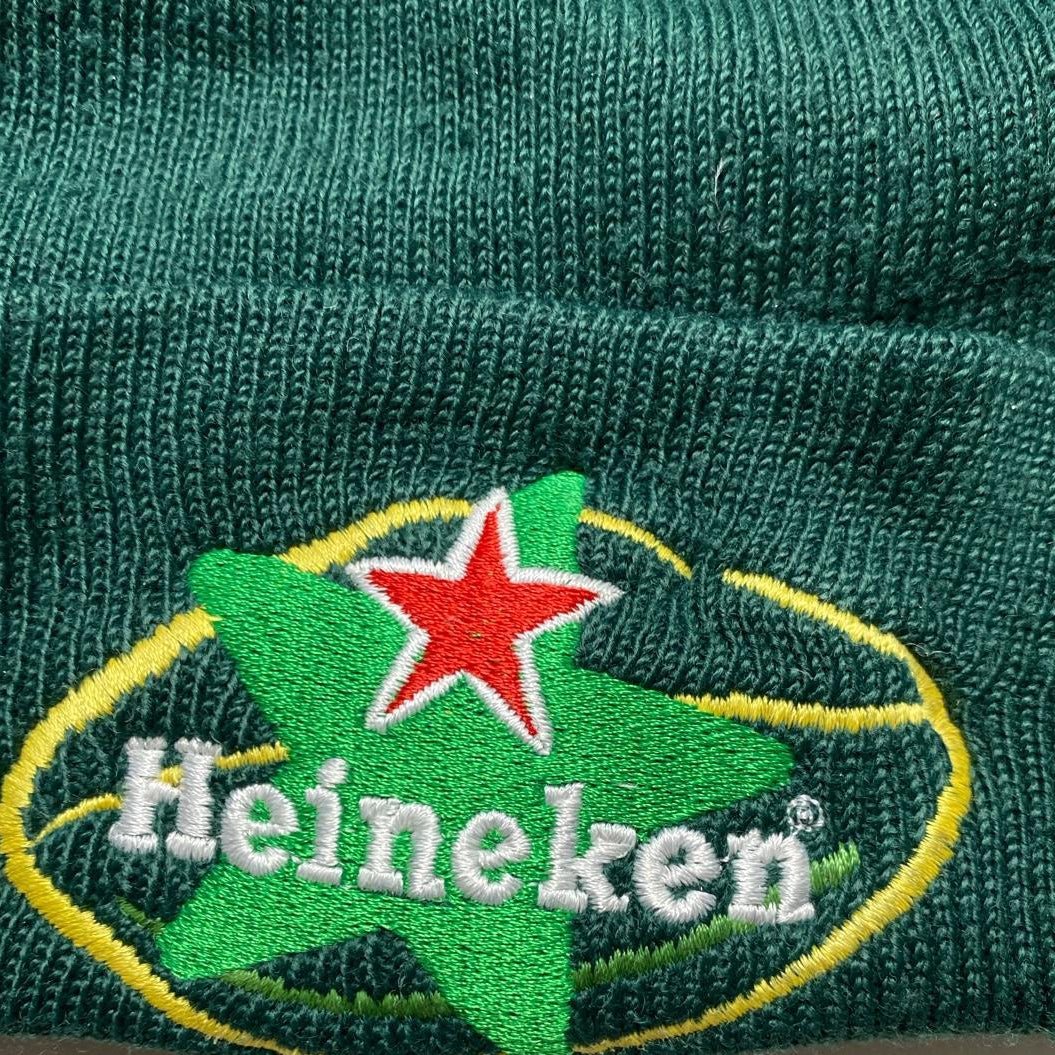 Heineken Beer Green Beanie Hat