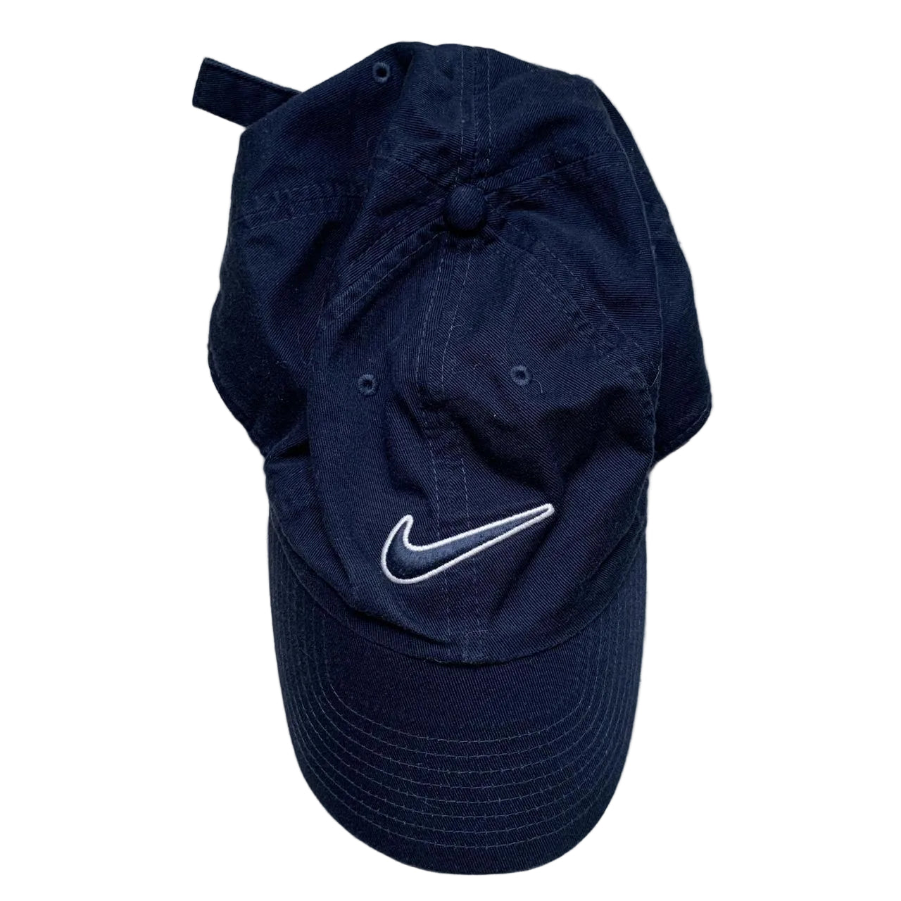 Nike Navy and White Swoosh Cap