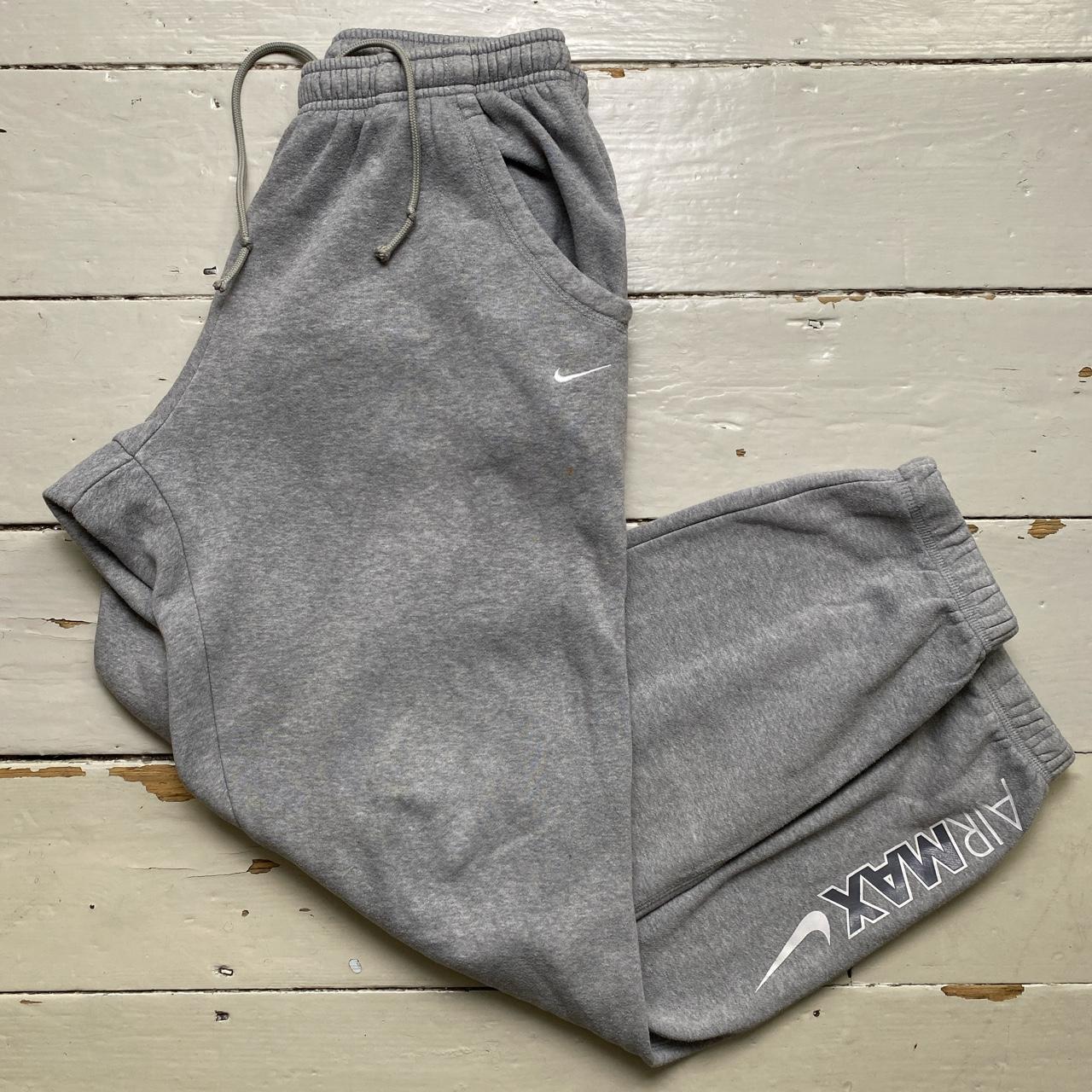 Nike Air Max Baggy Joggers Grey and White Swoosh