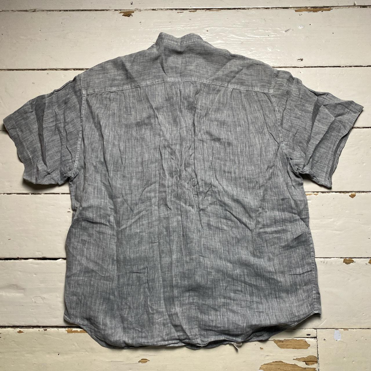 Valentino Vintage Silver Short Sleeve Shirt