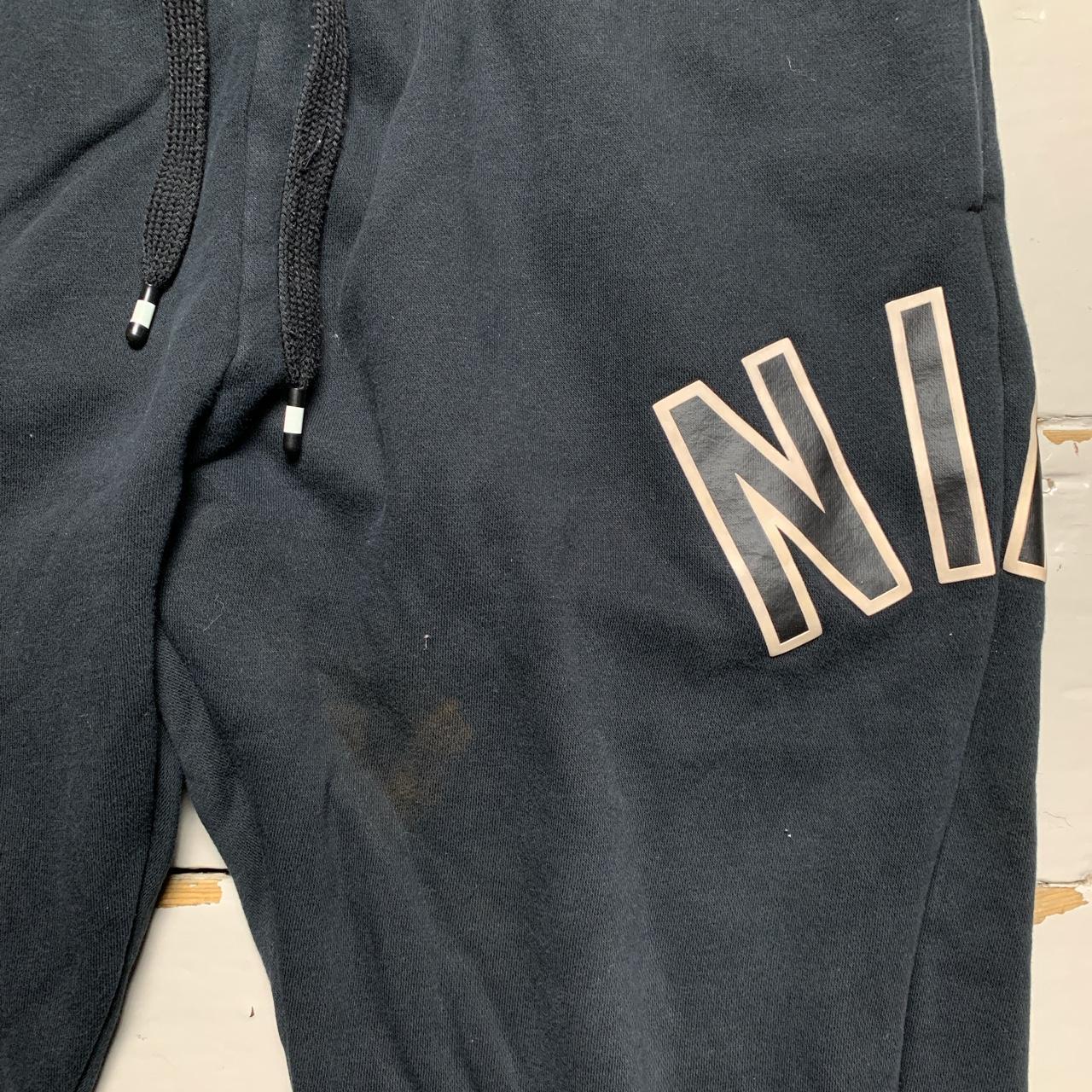 Nike Spellout Black and White Joggers