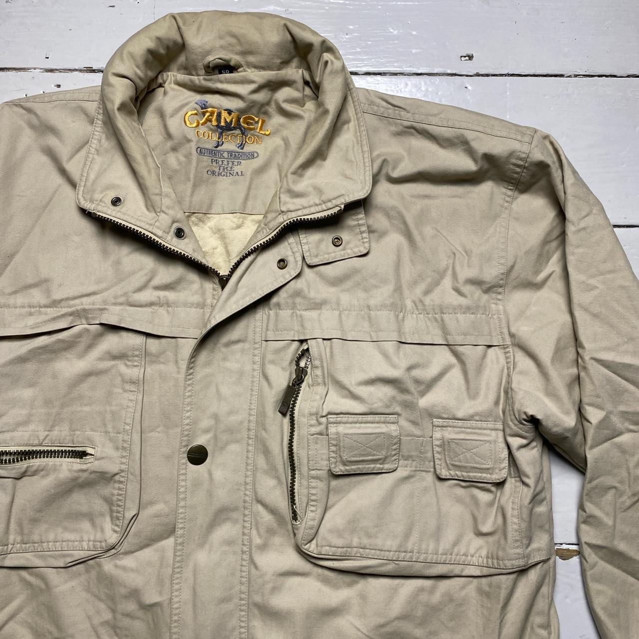 Camel Cogarette Vintage Trench Coat Beige