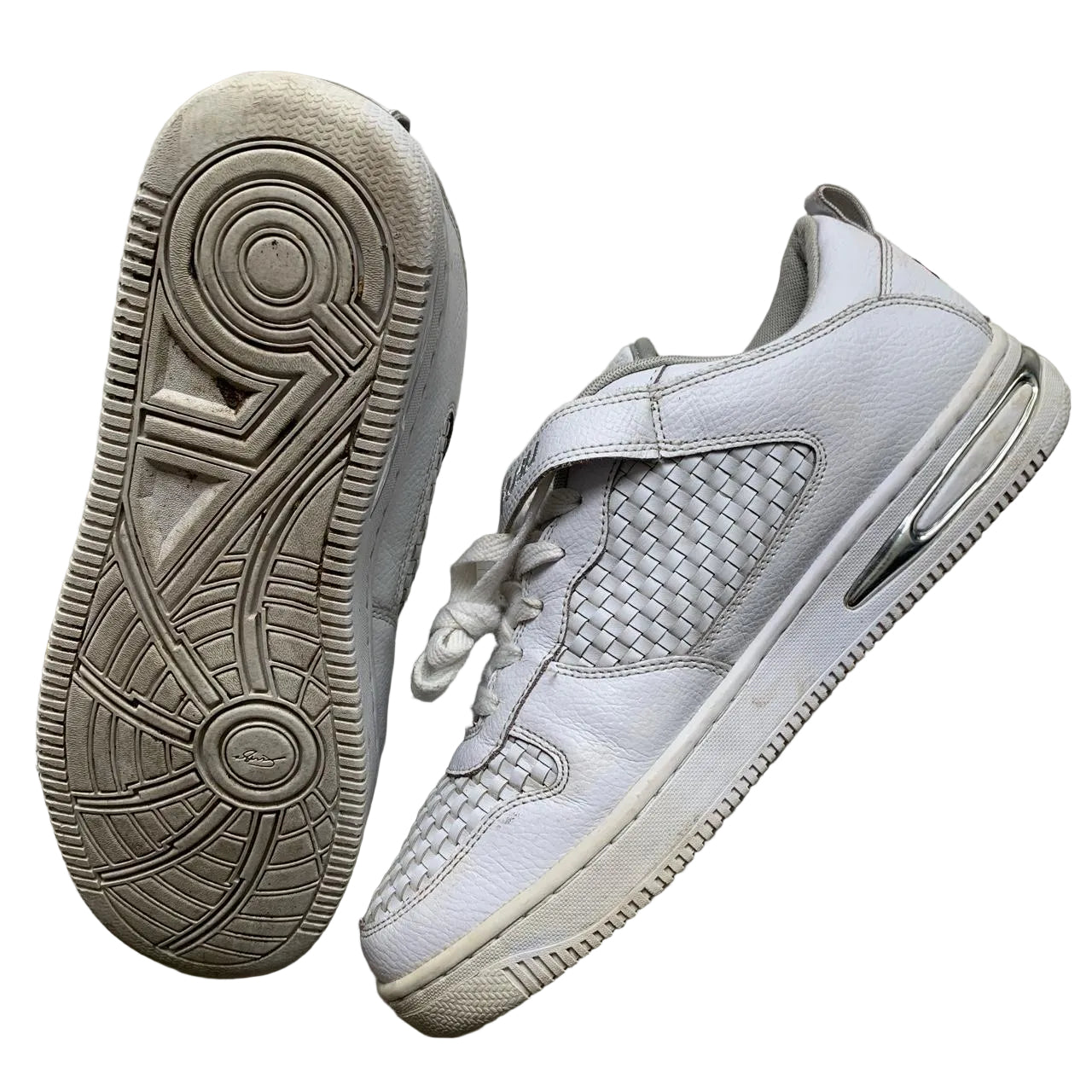 FUBU White and Silver Trainers (UK 12)
