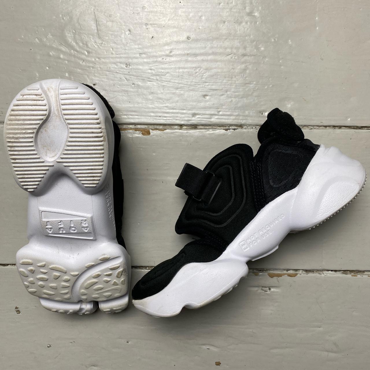 Nike Aqua Rift Black and White Tabi Toe