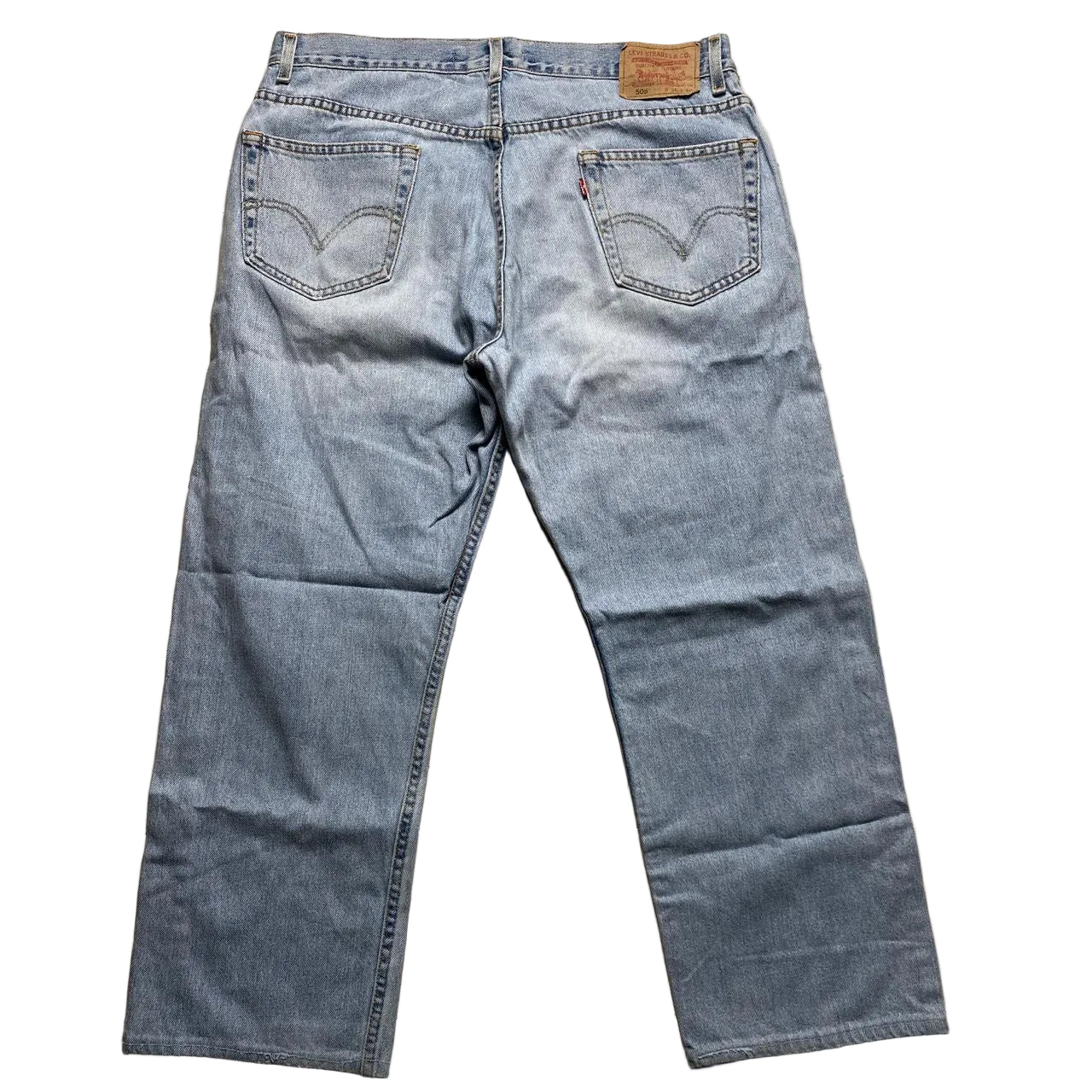 Levis 505 Light Blue Vintage Baggy Jeans (36W)