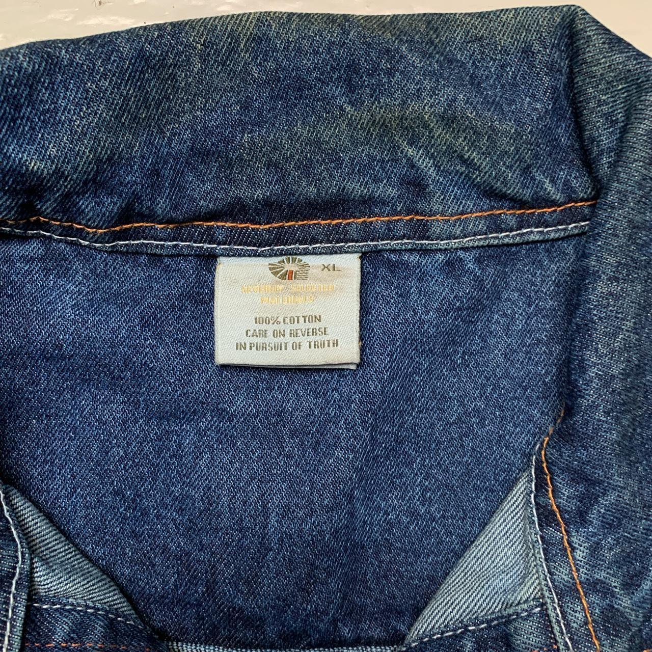 Akademiks Vintage Navy Stonewash Denim Jacket