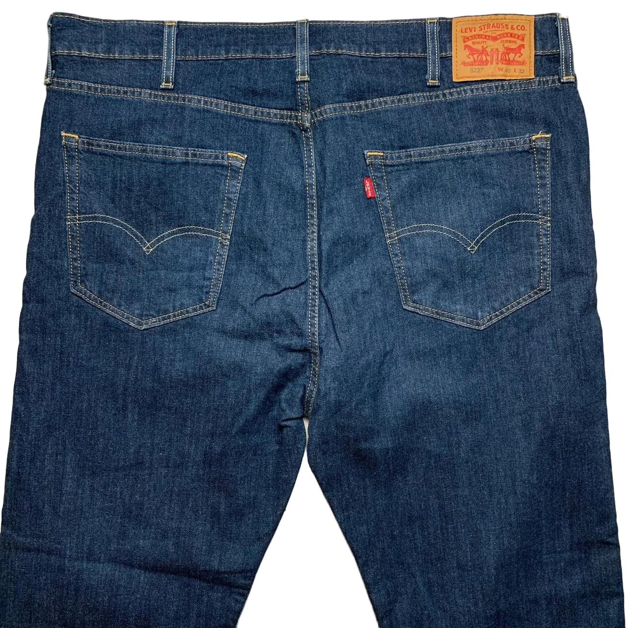 Levis 522 Navy Baggy Jeans (40W)