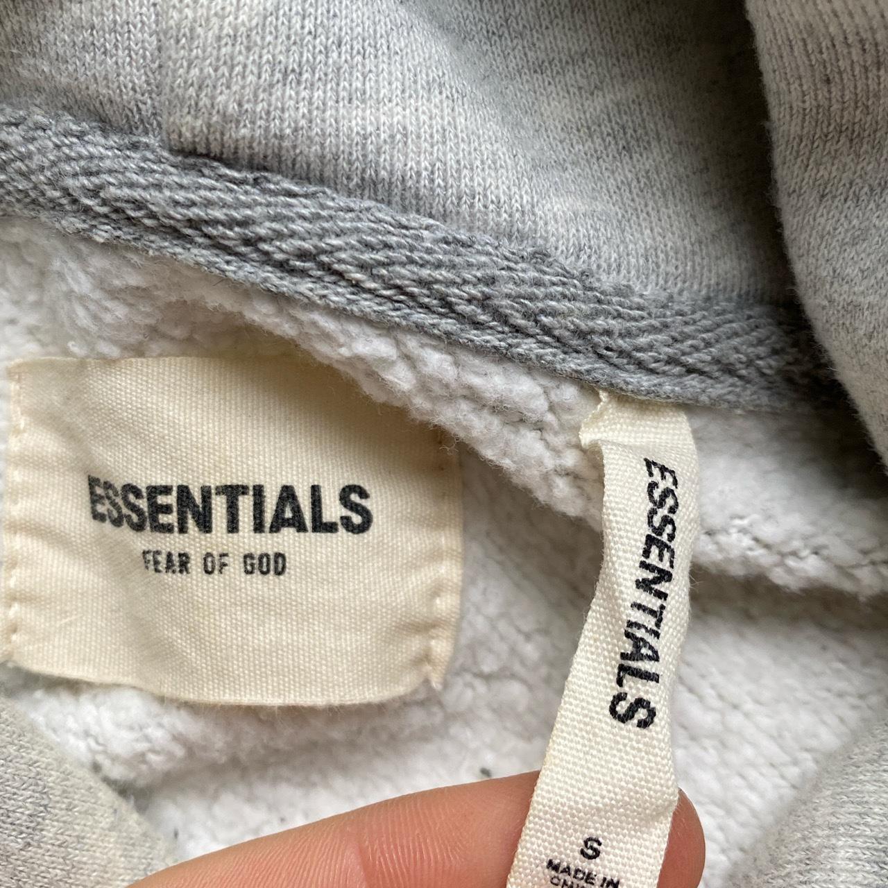 Crenshaw Fear Of God Essentials Nipsey Hussle Grey and Blue Hoodie (S)