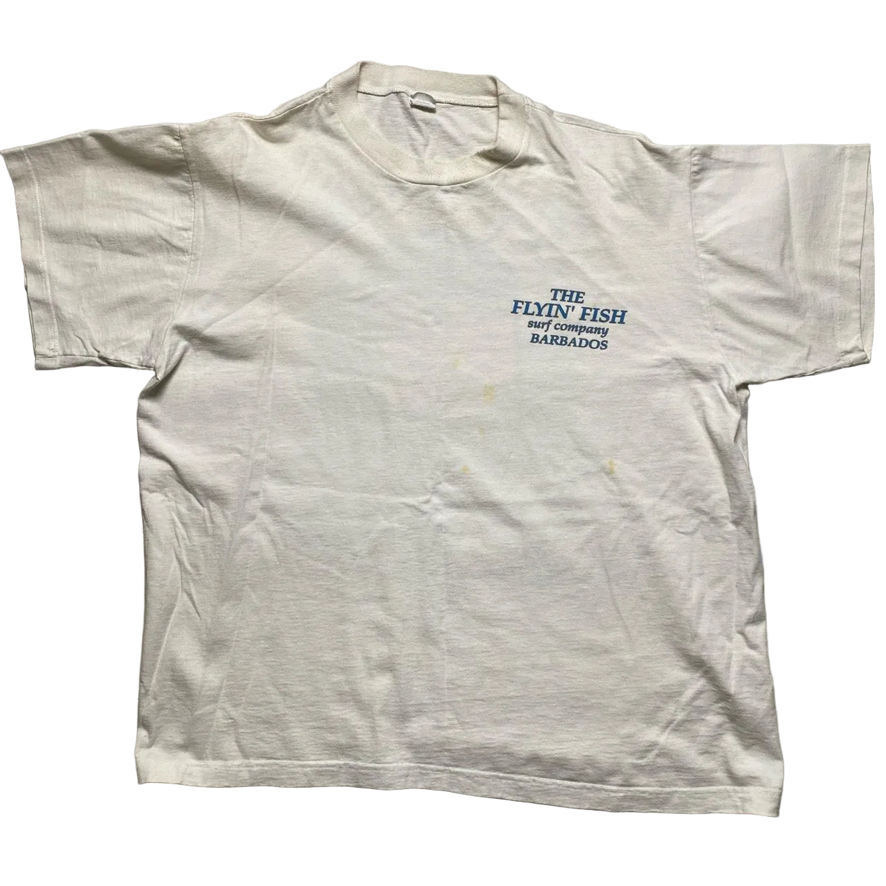 Flyin Fish Barbados Vintage T Shirt (L)