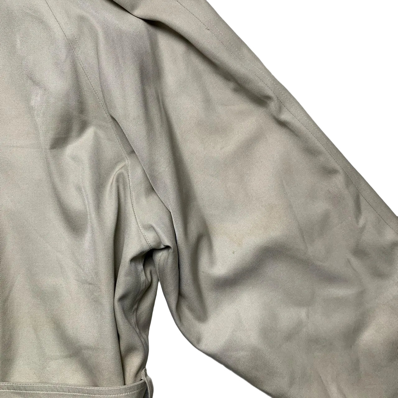 Burberry Burberrys Vintage Cream Trench Coat with Belt (L)