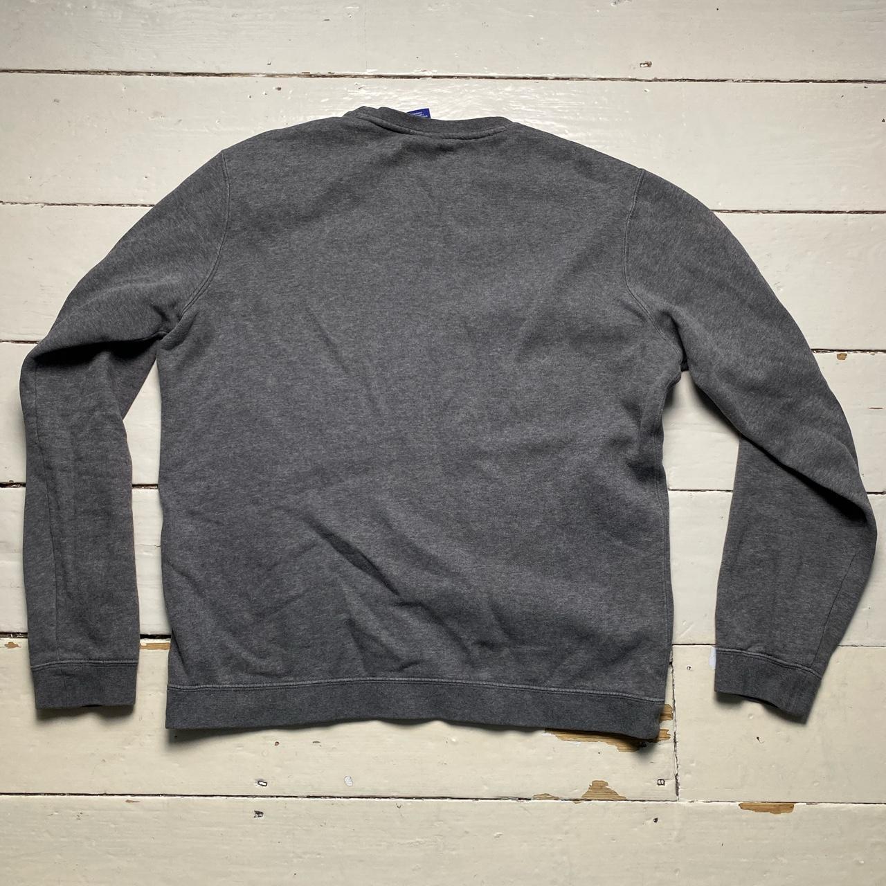 Nike Swoosh Grey and White Jumper