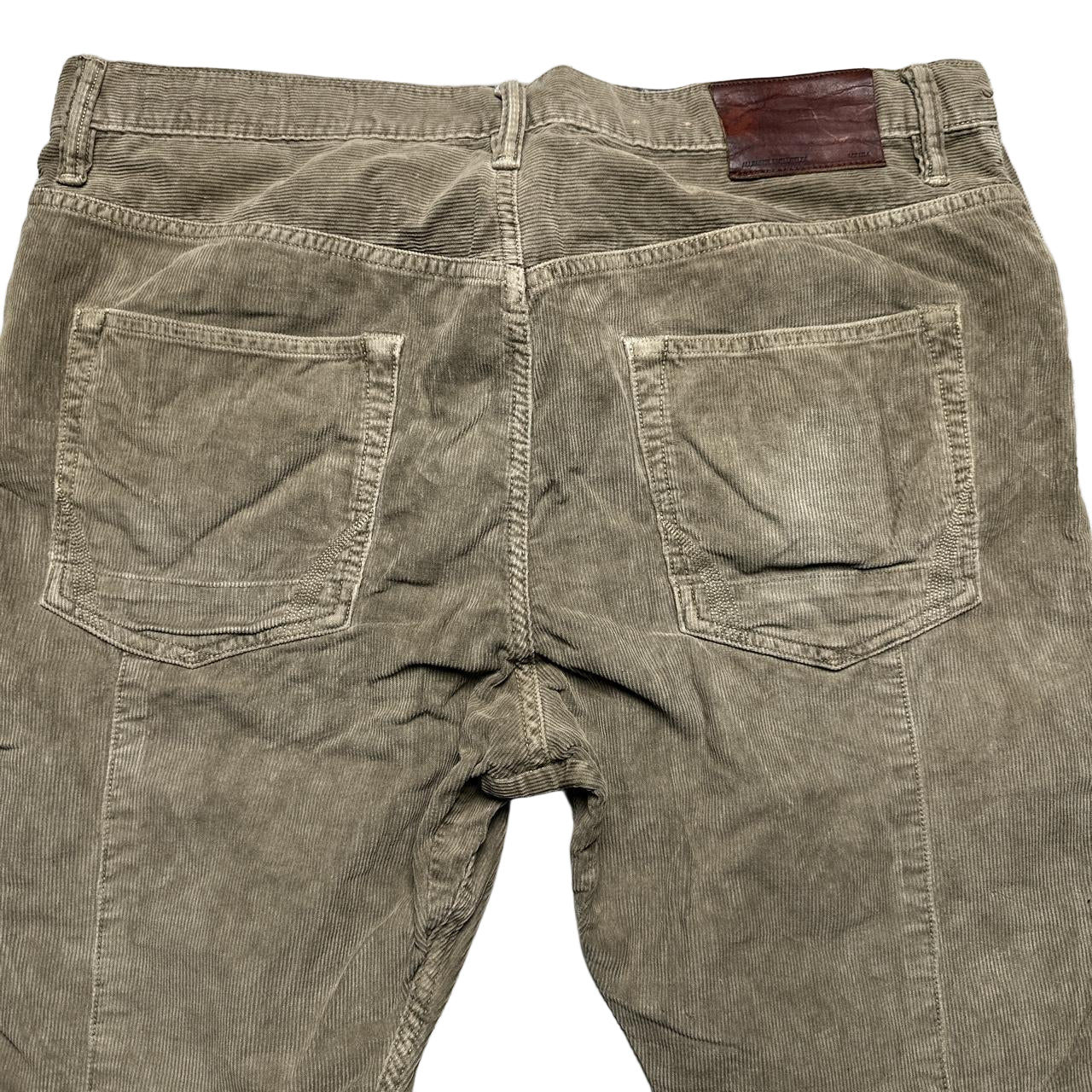 All Saints Corduroy Khaki Jeans (34W)