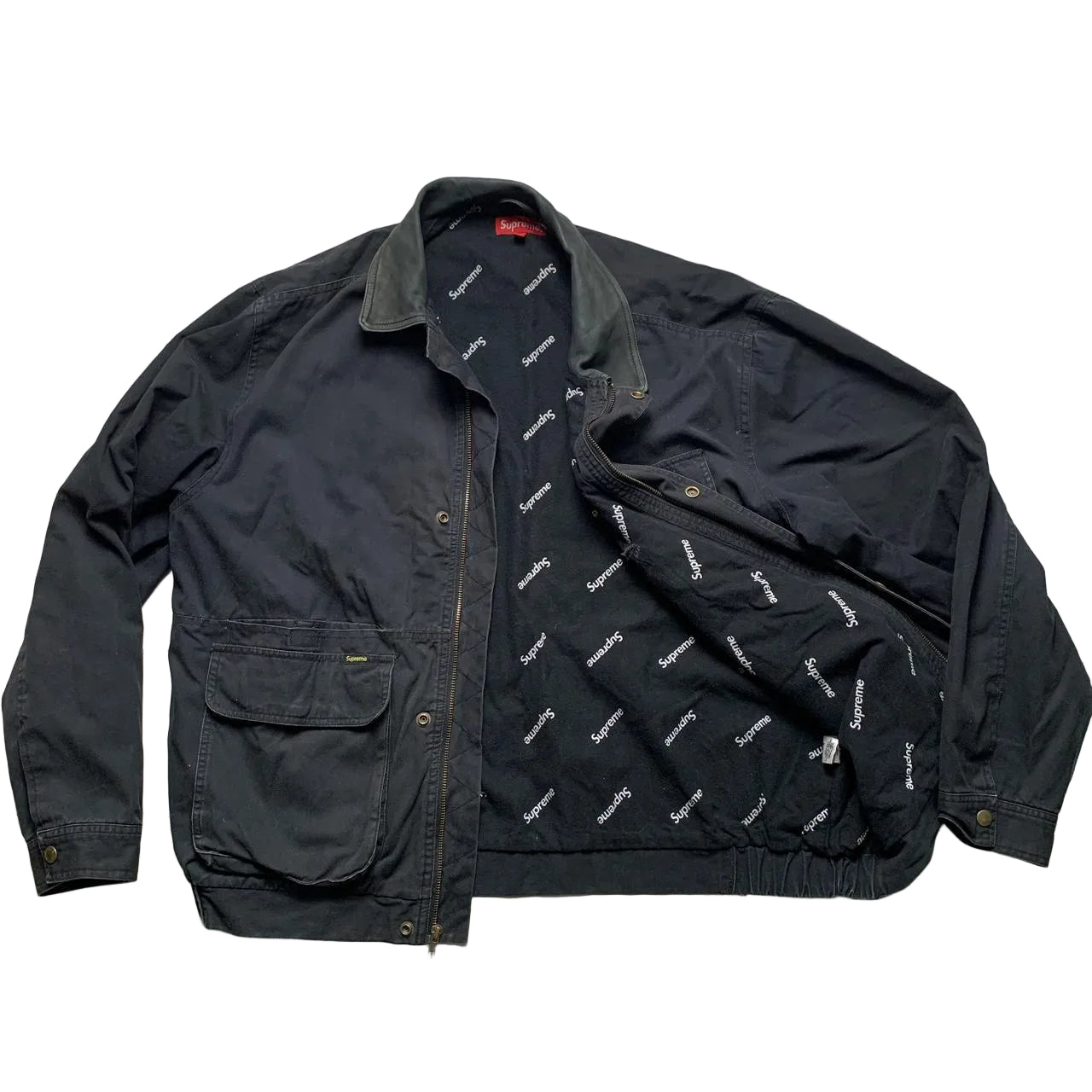 Supreme Black Bomber Jacket (XL)