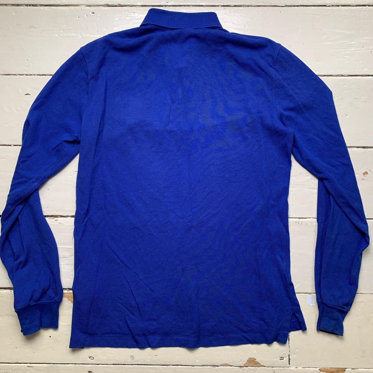 Polo Ralph Lauren Blue and Green Long Sleeve Polo Shirt