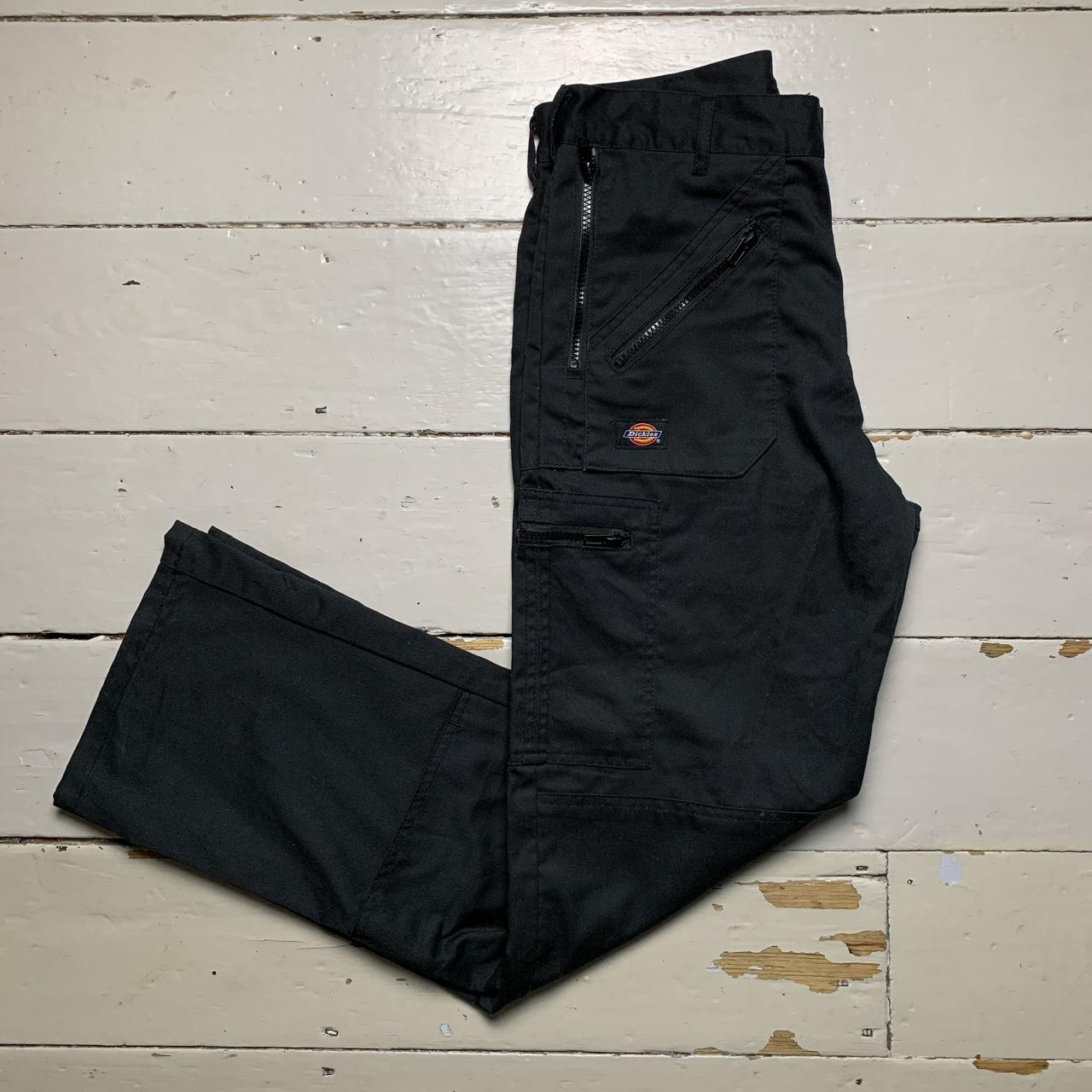Dickies Cargo Black Trousers