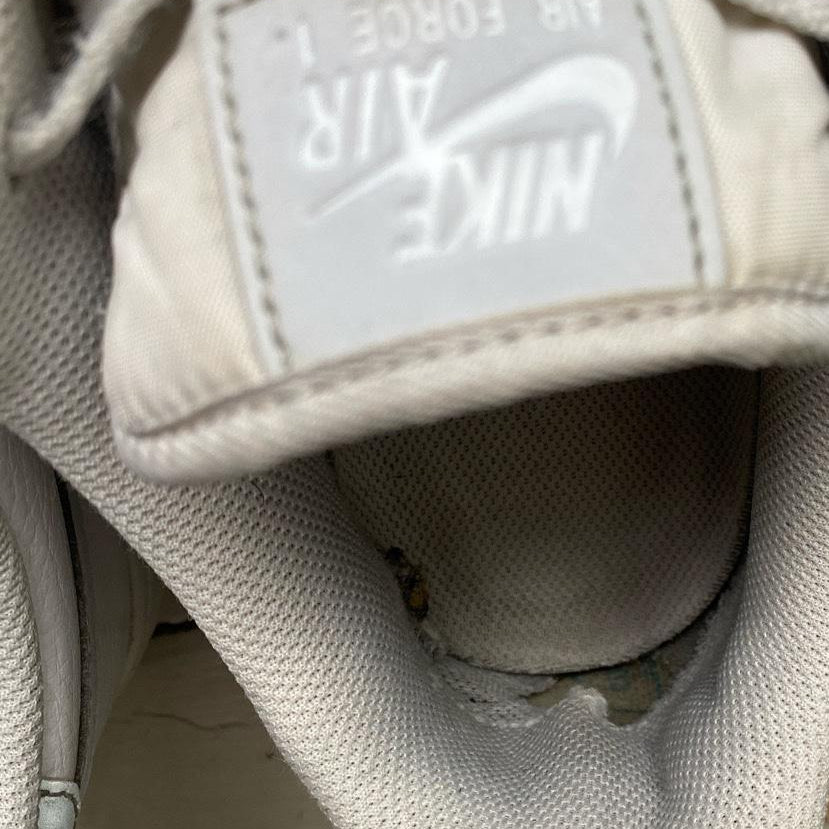 Nike Air Force 1 White and Grey (UK 11)