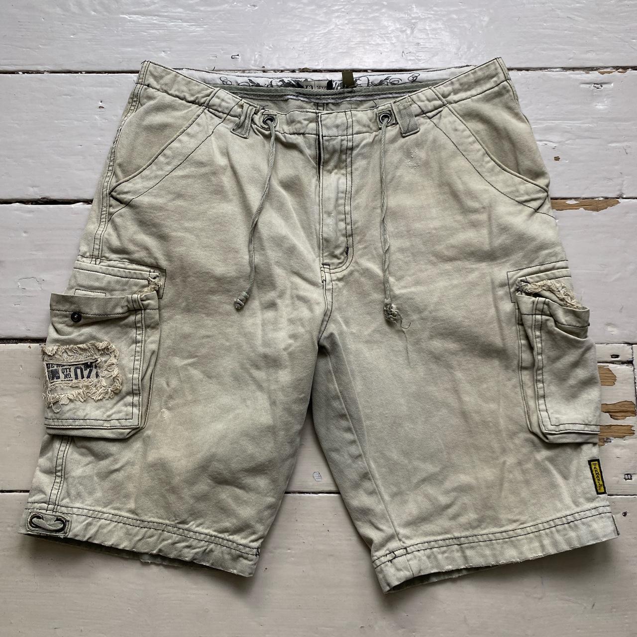 Armani Jeans Vintage Cargo Army Jorts Jean Shorts