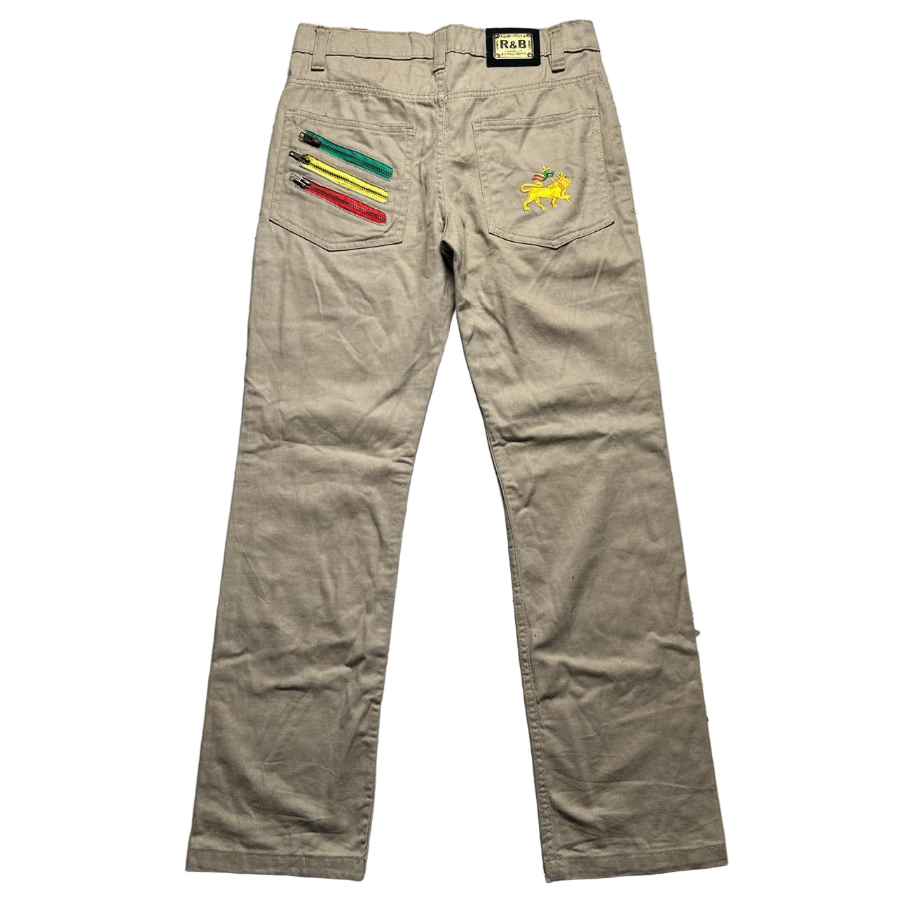 Raw Blue Vintage Rasta Khaki Beige Jeans (30W)