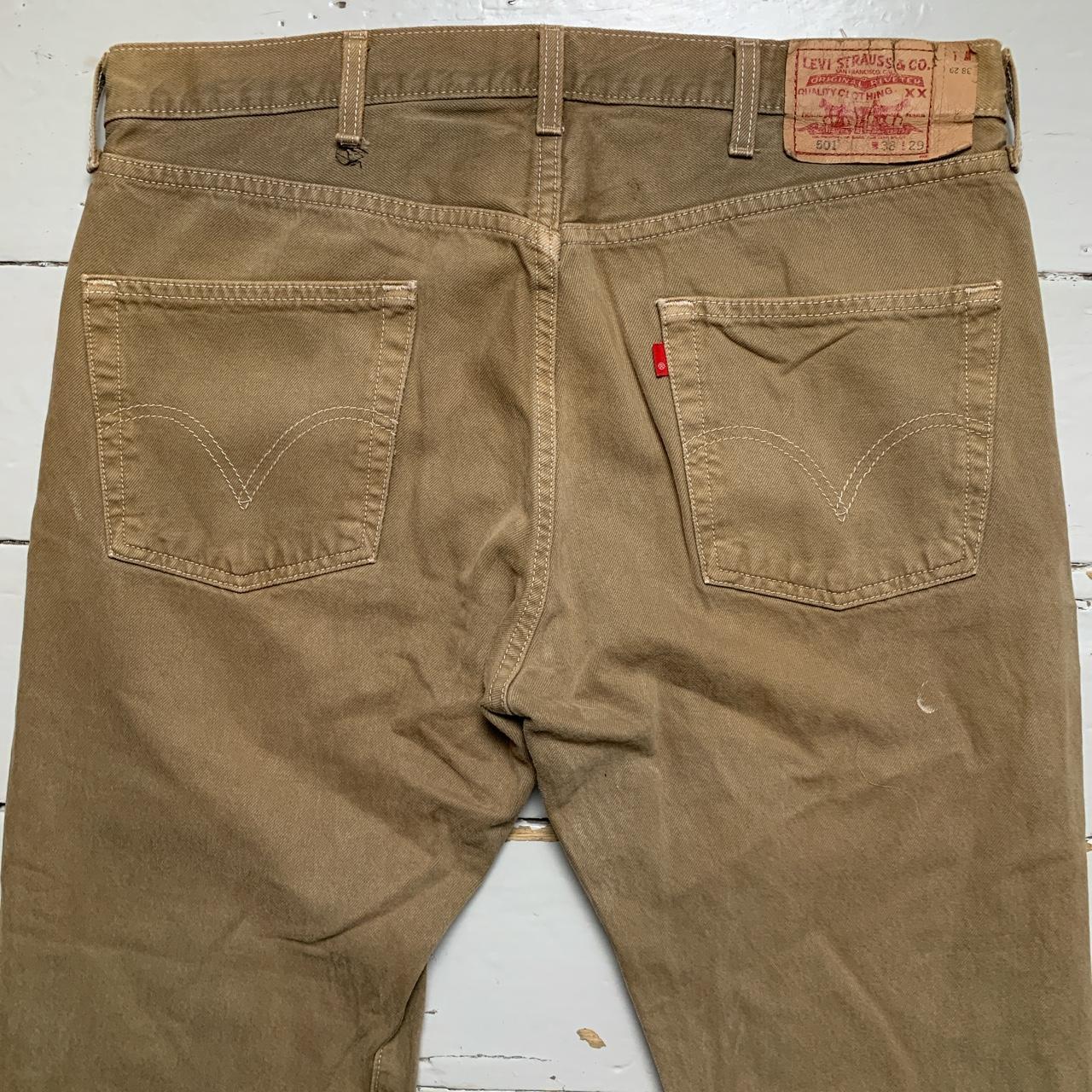 Levis 501 Brown Jeans