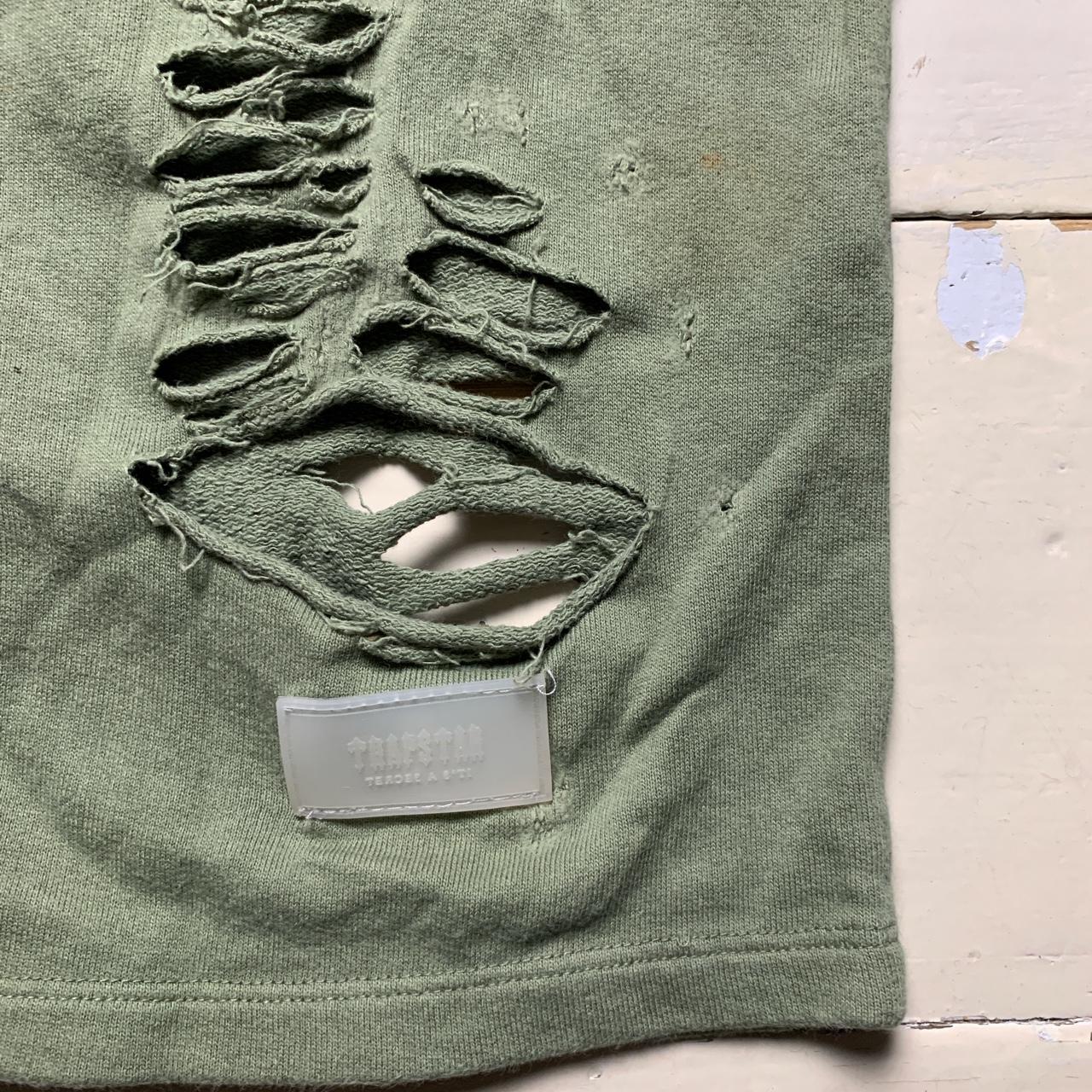 Trapstar Womens Distressed Long Sleeve Jumper