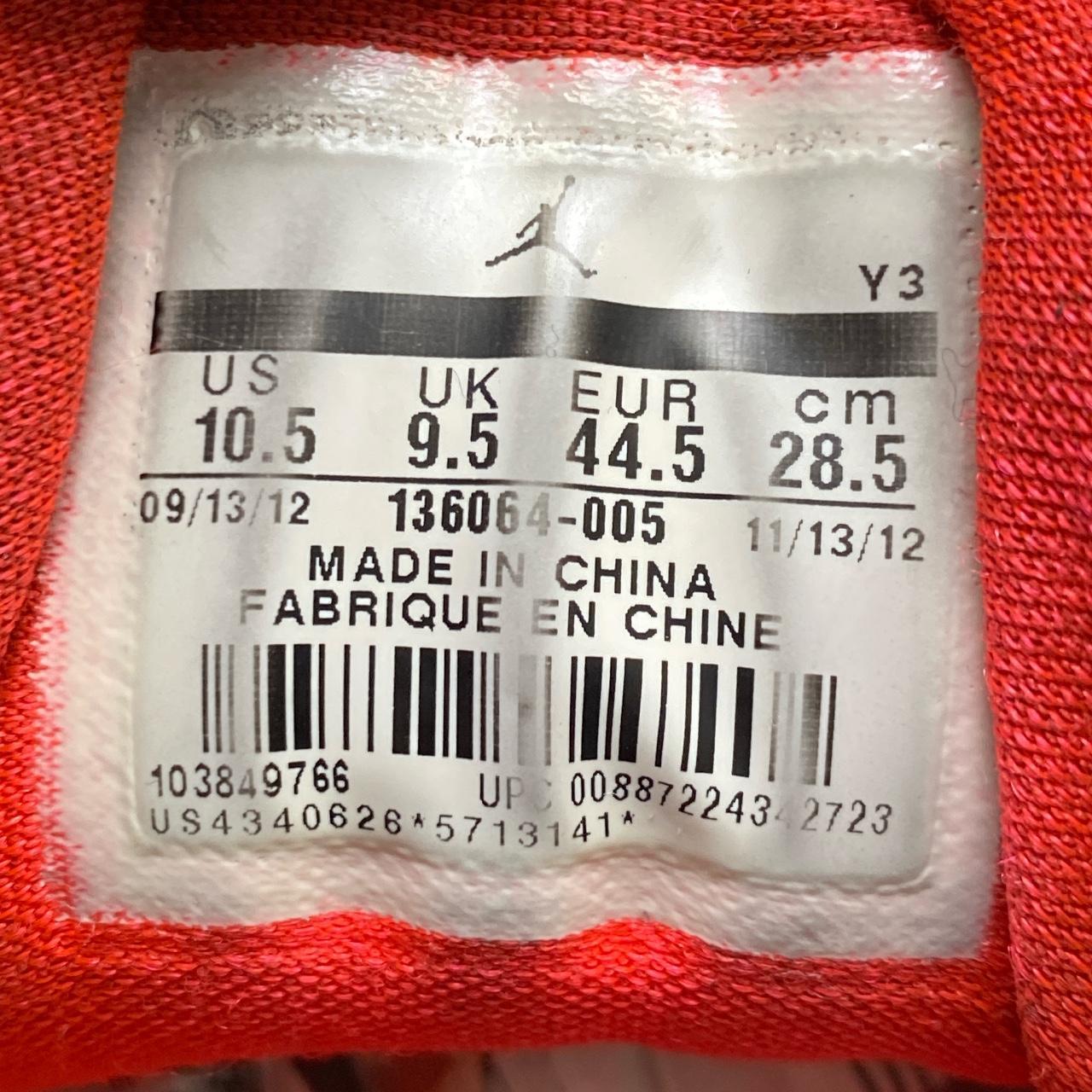 Jordan 3 Cement Crimson Black and Red (UK 9.5)