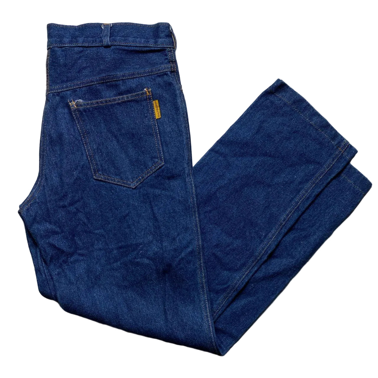 HM Prison Vintage Navy Baggy Jeans (34W)