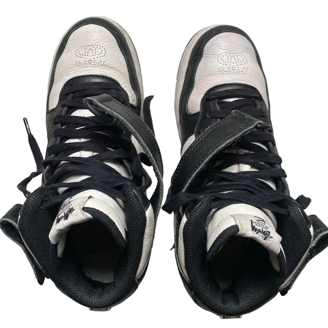 Nike Air Force 1 Mid Stussy Black and White (UK 7)