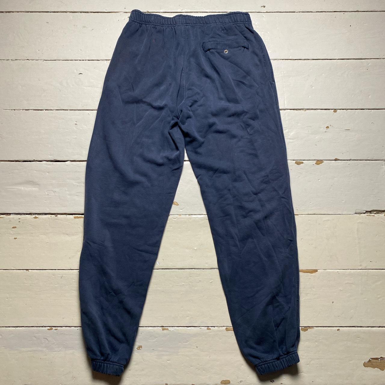 Nike Athletic Department Vintage Baggy Navy and White Swoosh Joggers