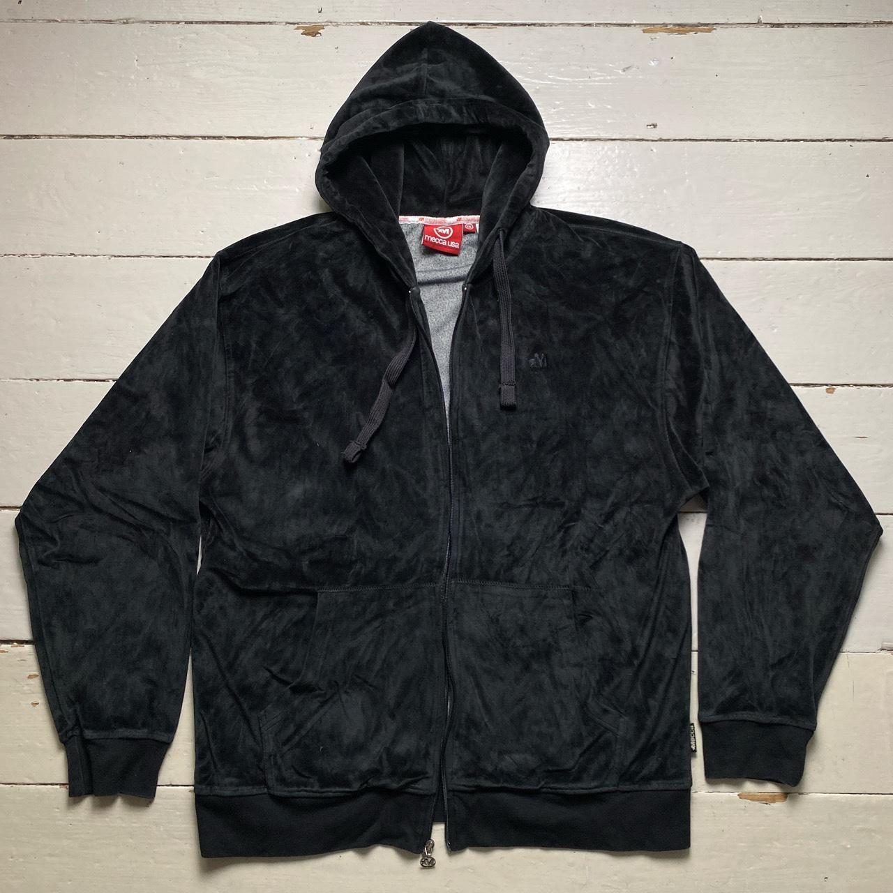 Mecca USA Vintage 90’s Velour Black Full Tracksuit