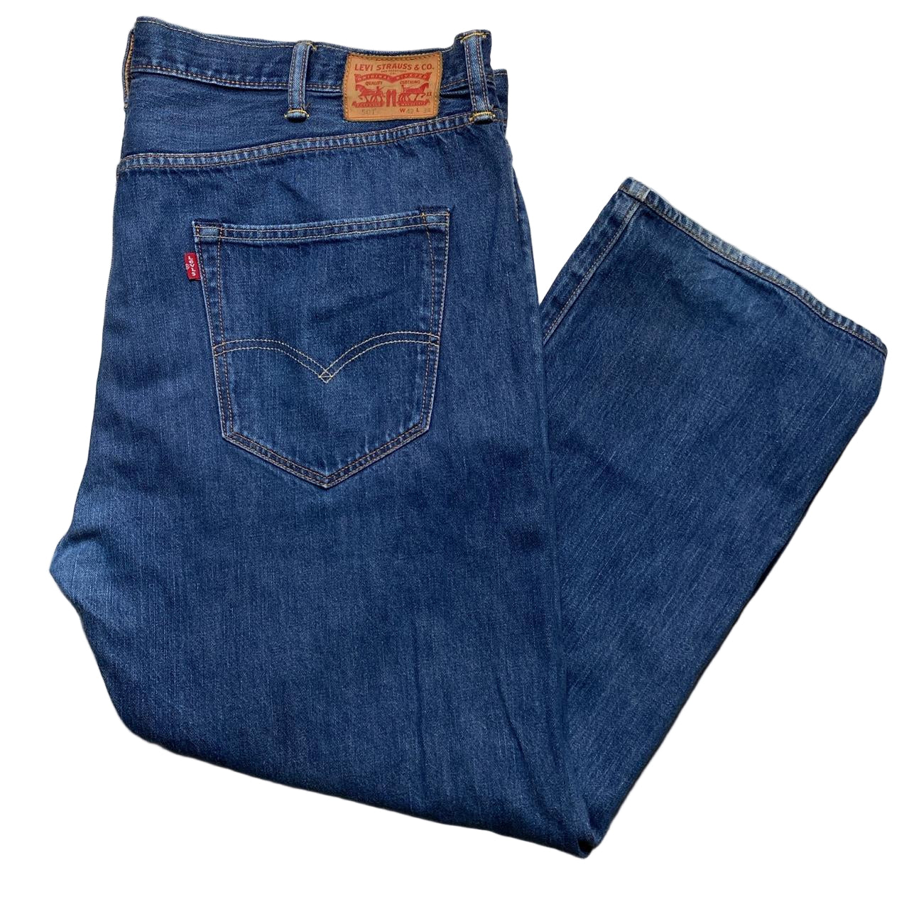 Levis 501 Baggy Navy Jeans (42W)