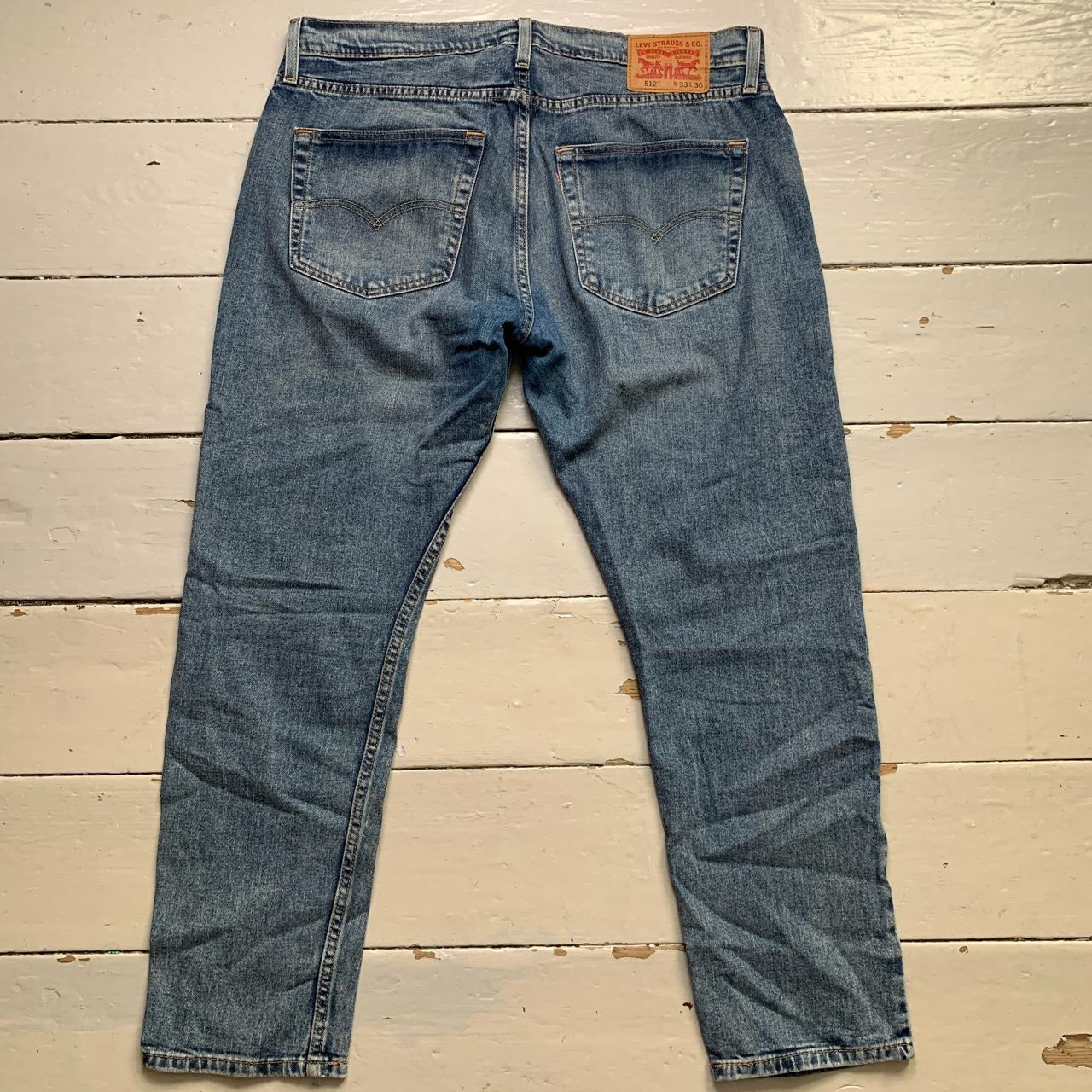 Levis 512 Blue Faded Jeans