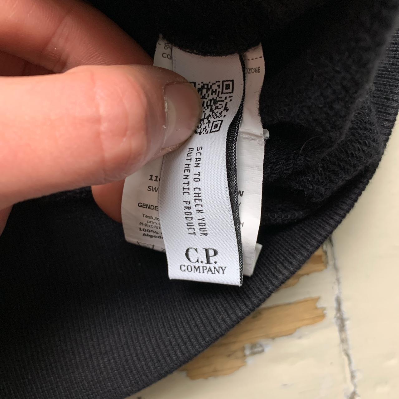 CP Company Goggle Black Quarter Zip Jumper