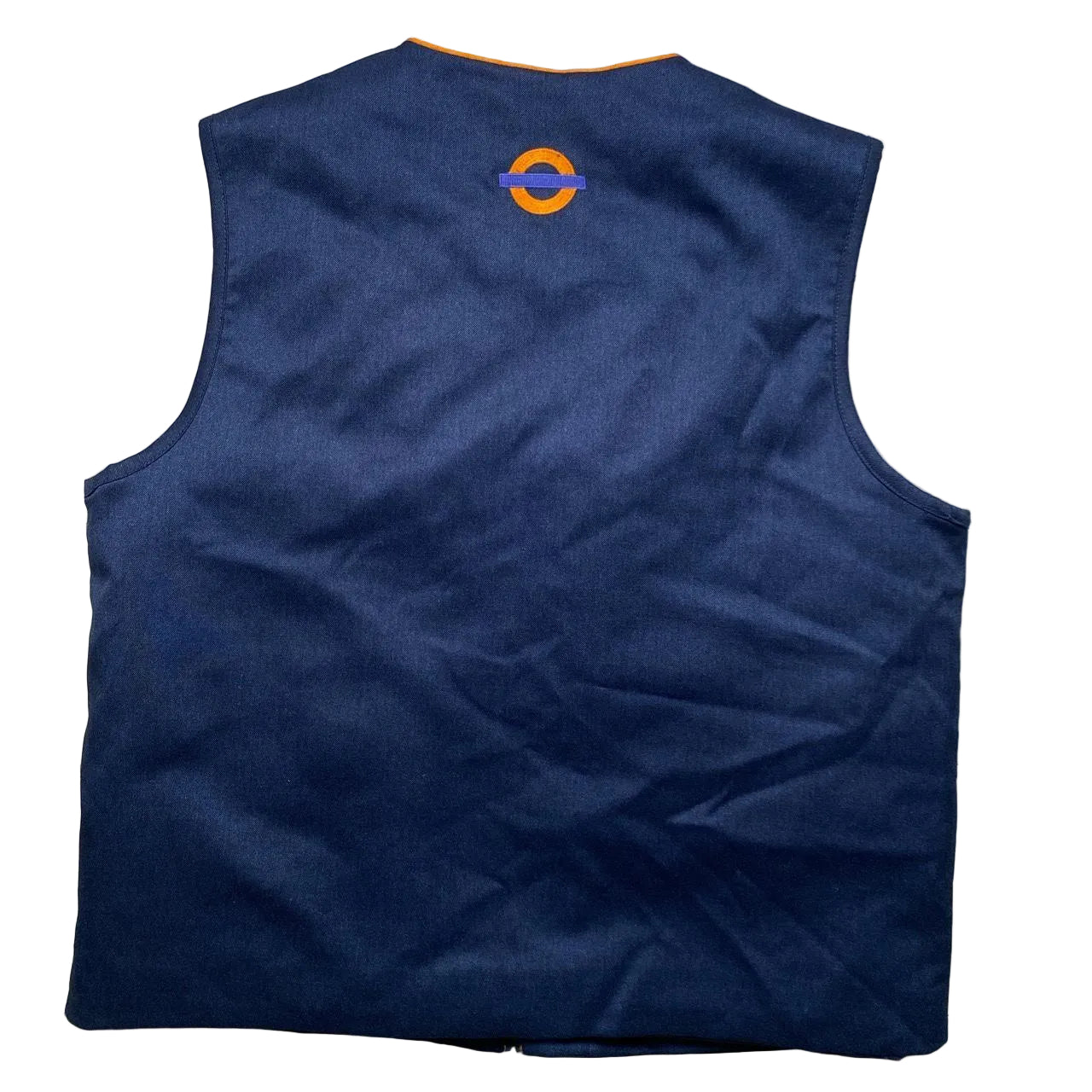 Workwear Navy and Orange Gilet (S)