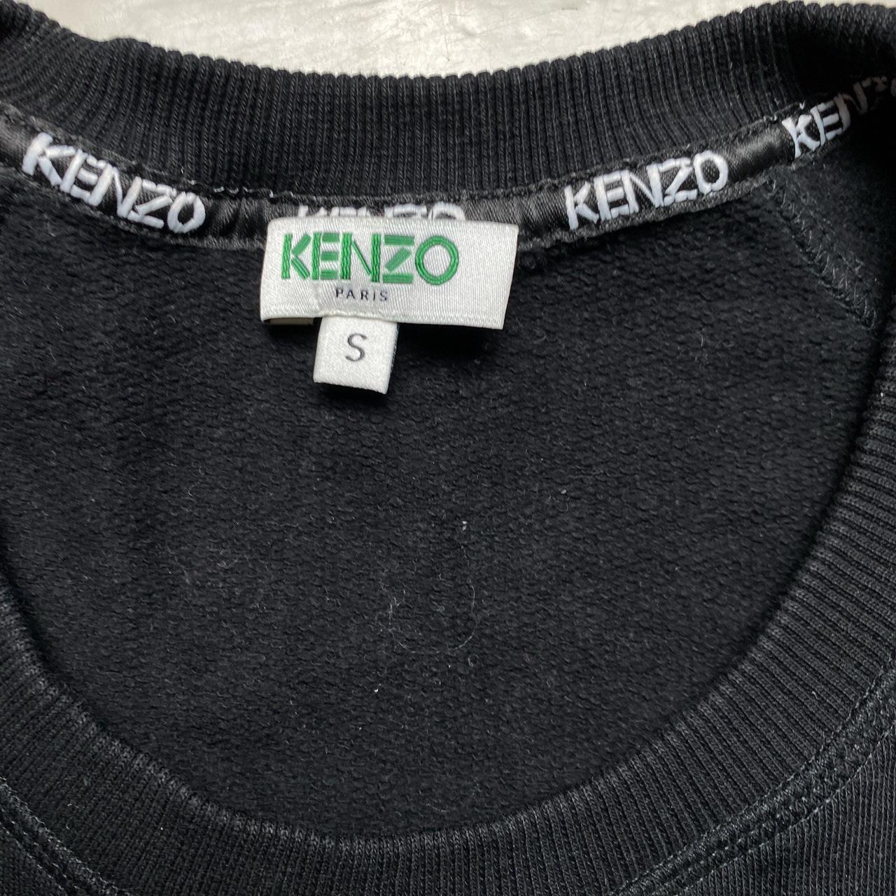 Kenzo Black Womens Floral Jumper