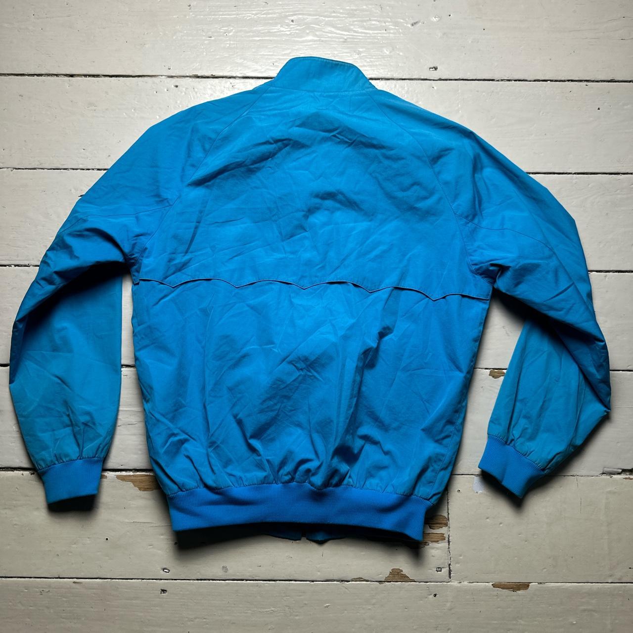 Baracuta G9 Harrington Vintage Light Blue Tartan Interior Bomber Jacket