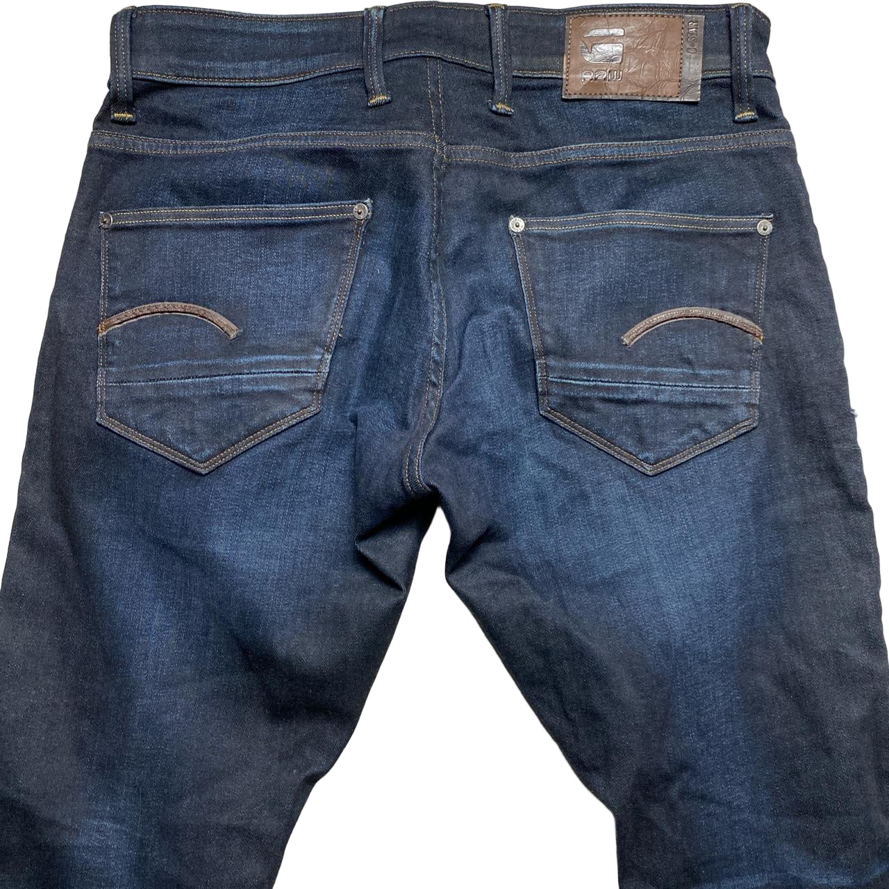 G Star Revend Navy Slim Fit Jeans (30W)