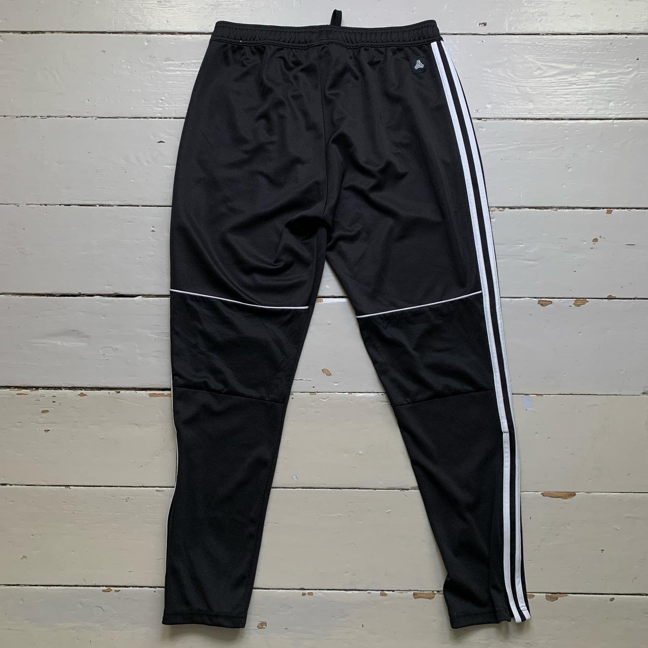 Adidas Black and White Stripe Bottoms