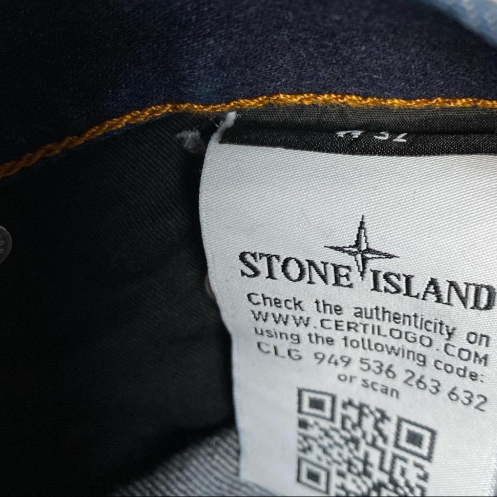 Stone Island Navy Slim Jeans (32W)
