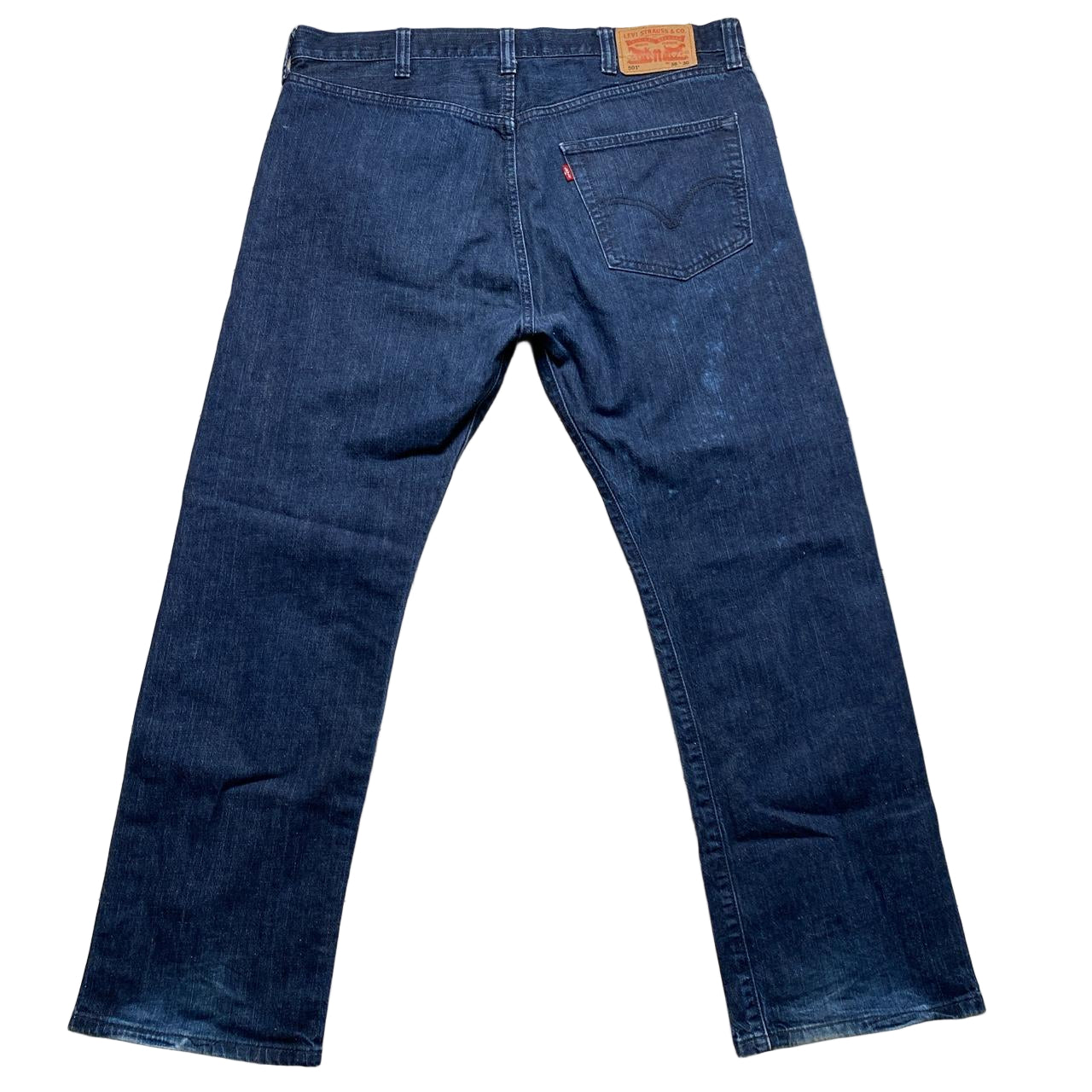 Levis 501 Baggy Navy Jeans (38W)