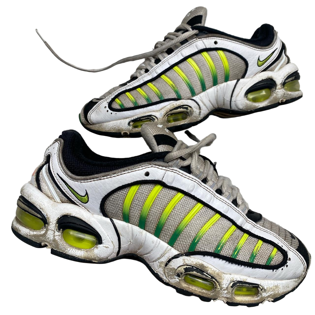 Nike Air Max Tailwind White Green and Black (UK 6)
