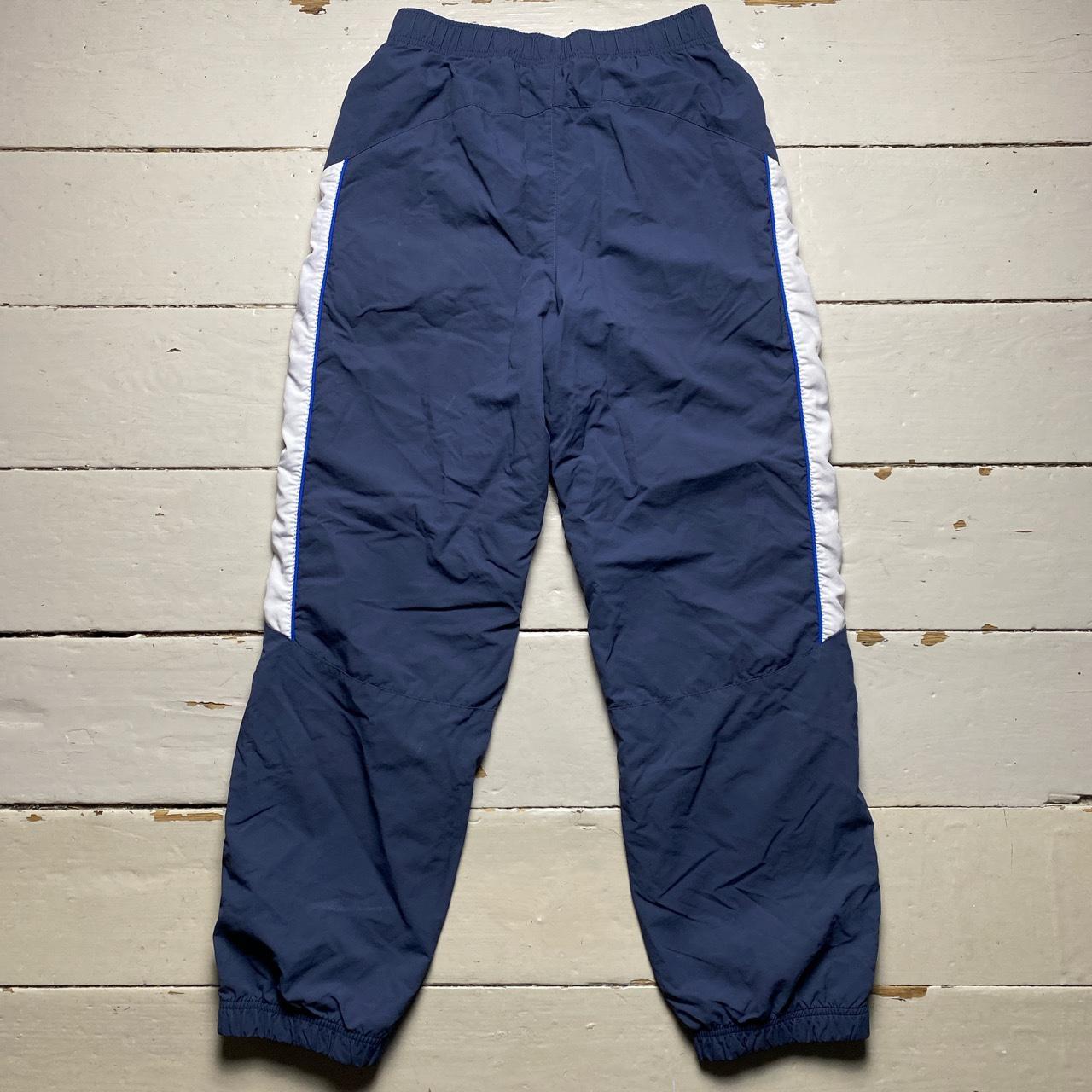 Nike Vintage Shell Trackpant Baggy Bottoms Navy and White