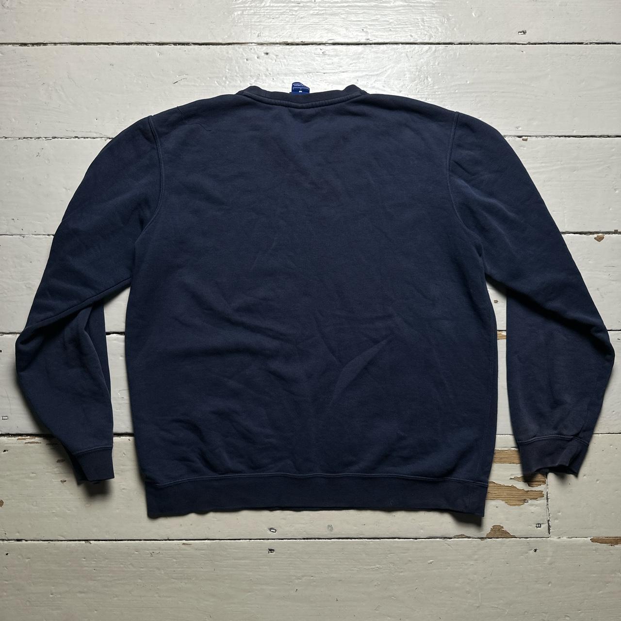 Nike Swoosh Navy and White Jumper