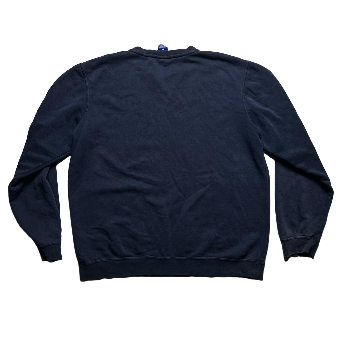 Nike Swoosh Navy and White Jumper (L)