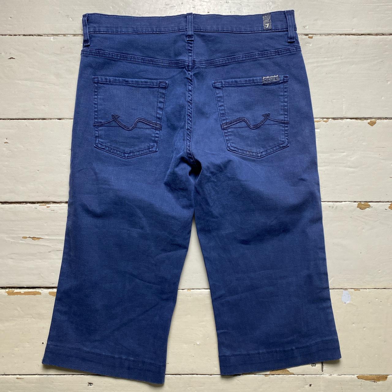 7 For All Mankind Navy Short Jean Jorts