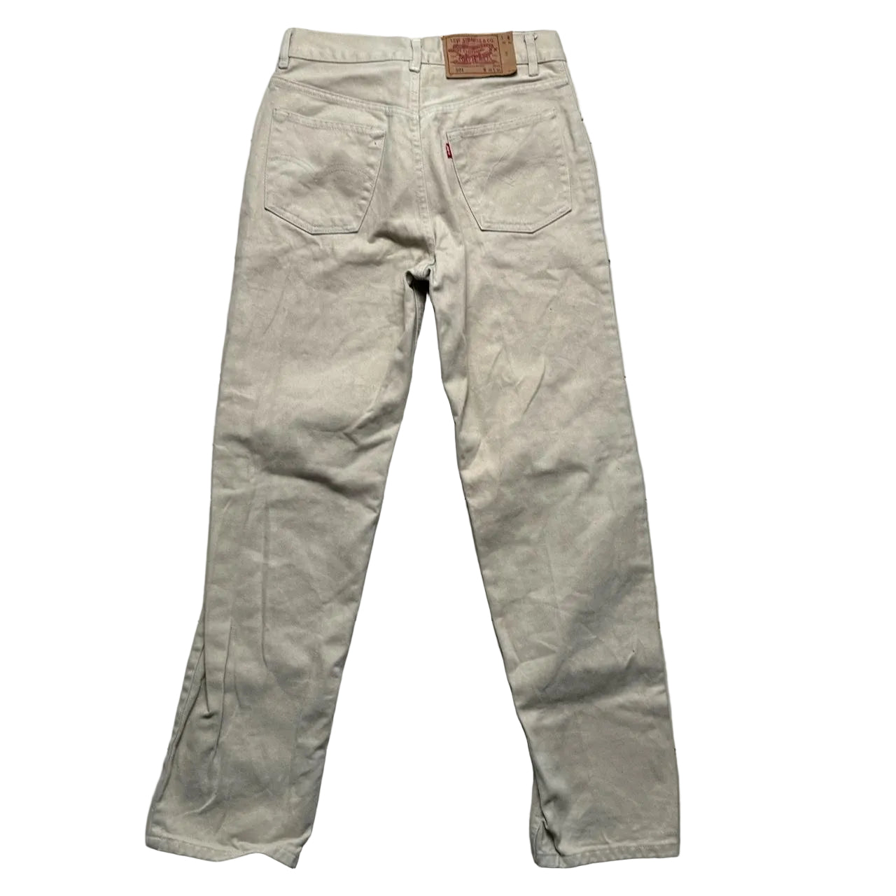 Levis 501 Vintage Cream Jeans (30W)