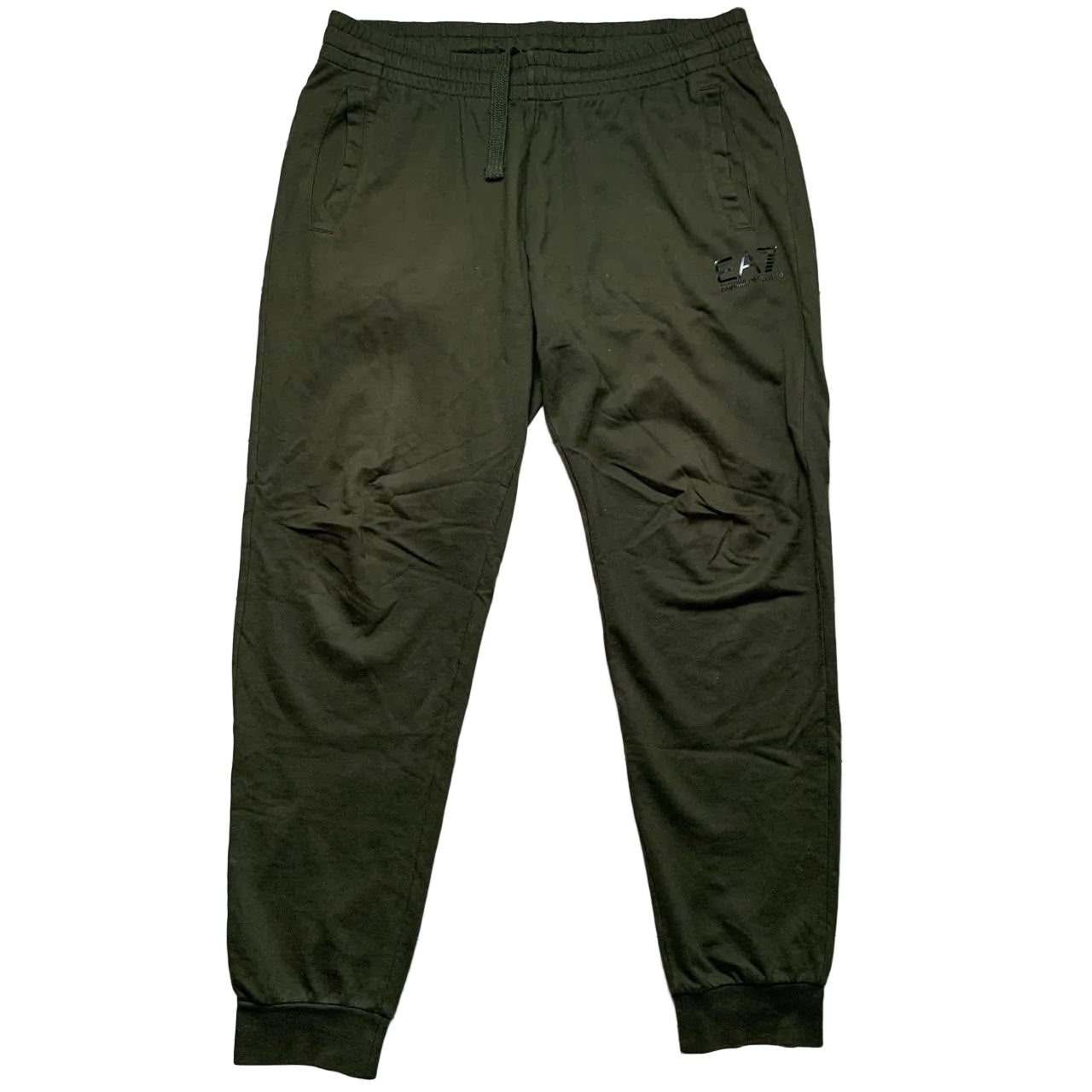 EA7 Olive Khaki Green Full Tracksuit (XL)